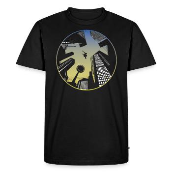 Parkour Parkourist Daredevil Jumper Extreme Sport - Men's Premium Organic T-Shirt - black - Front - Nico (187cm)