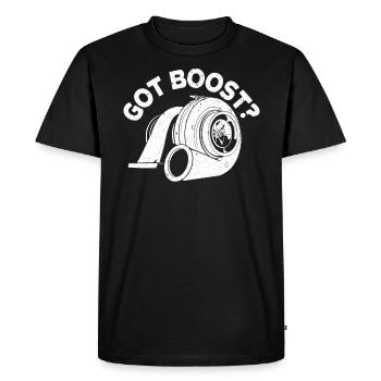 Got Boost Turbo escargot automobile auto-course - T-shirt Premium bio Homme - noir - Devant - Nico (187cm)
