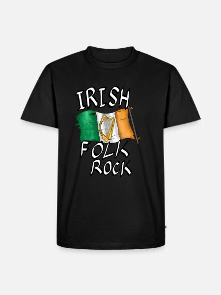 Irish Folk Rock - Men's Premium Organic T-Shirt - black