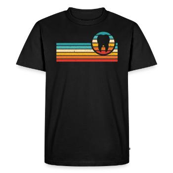 Tooth Vintage Dentist Dentist Dentist Dental Surgeon - Men's Premium Organic T-Shirt - black - Front - Nico (187cm)