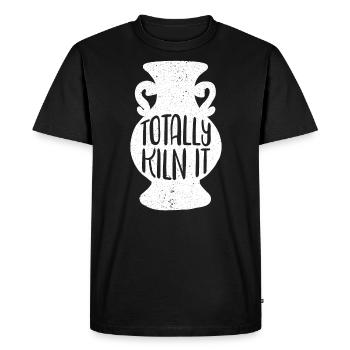Totally Kiln It Poterie Sculpture Poterie Poterie - T-shirt Premium bio Homme - noir - Devant - Nico (187cm)