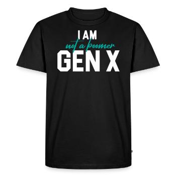 I'm not a Boomer Silent Generation Gen X - Men's Premium Organic T-Shirt - black - Front - Nico (187cm)
