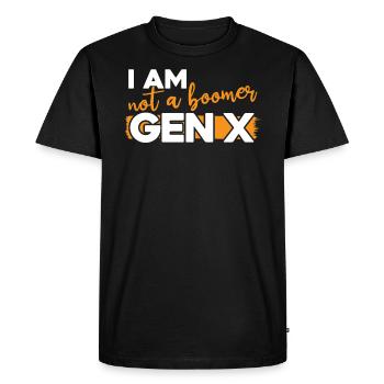 I'm not a Boomer Silent Generation Gen X - Men's Premium Organic T-Shirt - black - Front - Nico (187cm)