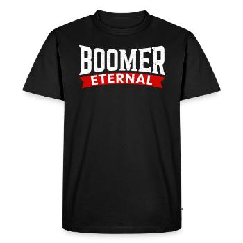 Boomer Eternal Generation Z Millennial Gen Z - Men's Premium Organic T-Shirt - black - Front - Nico (187cm)