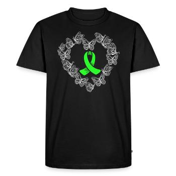 Lymph gland cancer Non-Hodgkin's lymphoma supporter - Men's Premium Organic T-Shirt - black - Front - Nico (187cm)