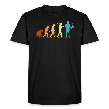Magician Evolution Magic Magic - Men's Premium Organic T-Shirt - black - Front - Nico (187cm)