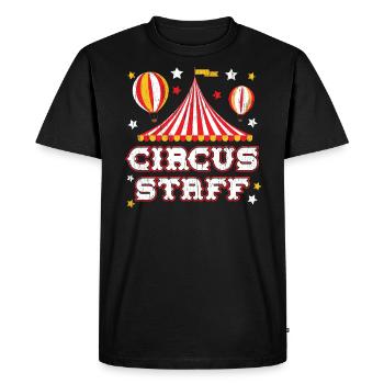 Circus Staff Circus Event Sécurité Carnaval - T-shirt Premium bio Homme - noir - Devant - Nico (187cm)