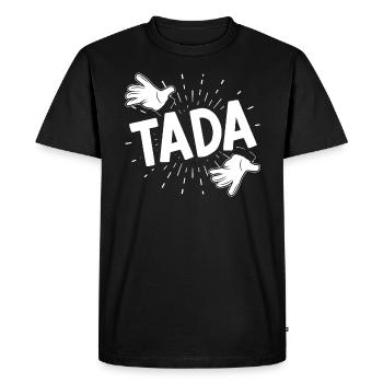 Tada Magicien Tours de Magie Magie Illusionniste - T-shirt Premium bio Homme - noir - Devant - Nico (187cm)