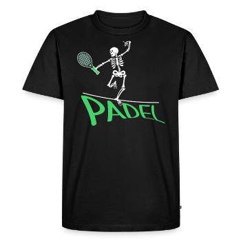 padel tennis paddle padel player padeltennis padel - Men's Premium Organic T-Shirt - black - Front - Nico (187cm)
