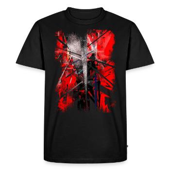 Devil - Men's Premium Organic T-Shirt - black - Front - Nico (187cm)