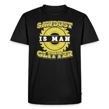 Charpentier Charpentier Charpentier - T-shirt Premium bio Homme - noir - Devant - Nico (187cm)