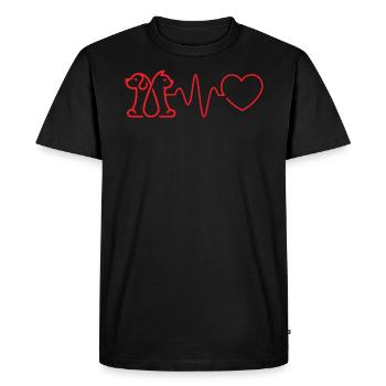 Pet Whisperer Animal Doctor Vet Veterinarian - Men's Premium Organic T-Shirt - black - Front - Nico (187cm)