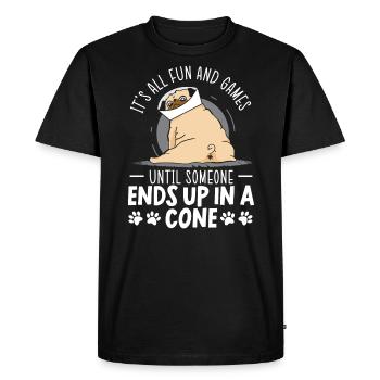 Pet Whisperer Animal Doctor Vet Veterinarian - Men's Premium Organic T-Shirt - black - Front - Nico (187cm)