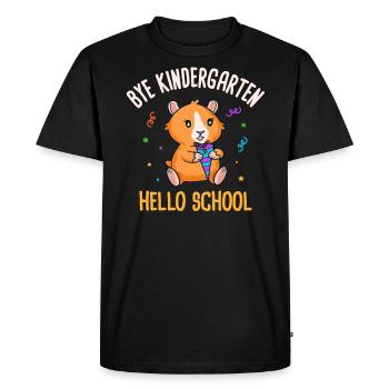 Inscription Cobaye cobaye de 1ère classe - T-shirt Premium bio Homme - noir - Devant - Nico (187cm)