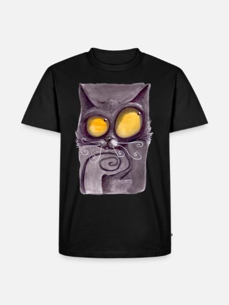 Serial Cat 14 - Men's Premium Organic T-Shirt - black
