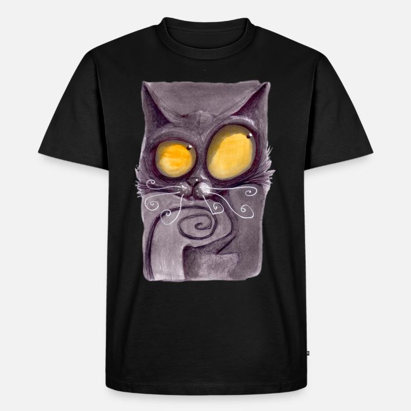 Seriennummer Cat 14 - Männer Premium Bio T-Shirt - Schwarz