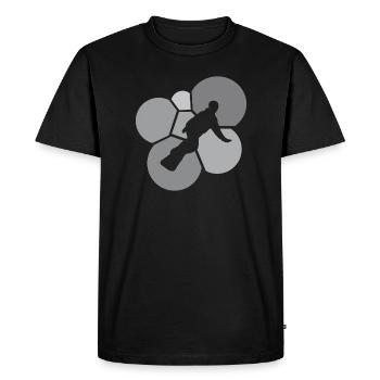 Snowboard Boarder - T-shirt Premium bio Homme - noir - Devant - Nico (187cm)