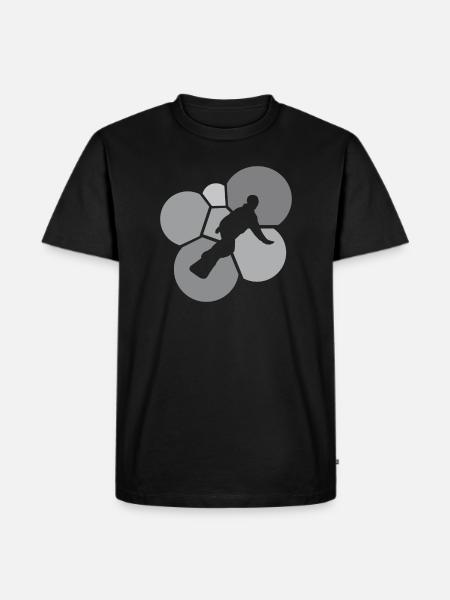 Snowboard Boarder - Männer Premium Bio T-Shirt - Schwarz