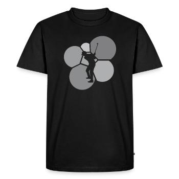 Golf Golf Ball Golf Course Golf Club - T-shirt Premium bio Homme - noir - Devant - Nico (187cm)