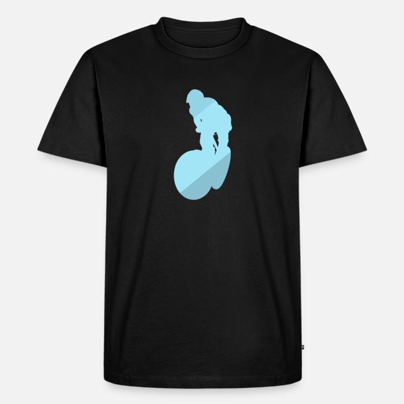 VTT Descente Trail VTT - T-shirt Premium bio Homme - noir