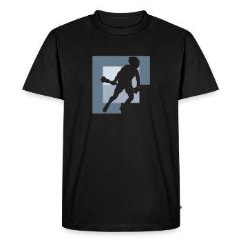 Lacrosse Crosse Lacrosse Boîte de raquette - T-shirt Premium bio Homme - noir - Devant - Nico (187cm)