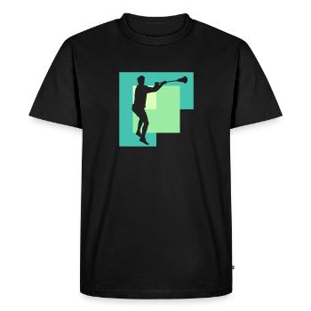 Lacrosse Crosse Stock Stocksport - T-shirt Premium bio Homme - noir - Devant - Nico (187cm)