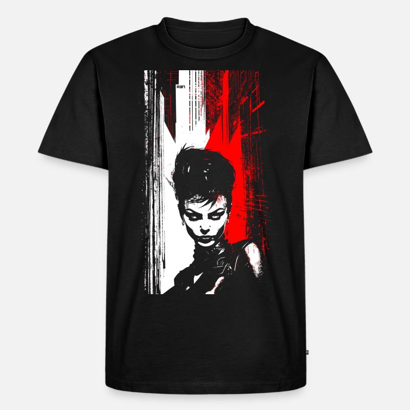 Femme Fatale - Männer Premium Bio T-Shirt - Schwarz