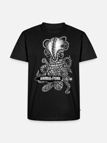 Mr.Octopus SteamPunk - Men's Premium Organic T-Shirt - black