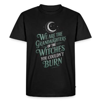 Witch Legacy: Unburned Strength - Men's Premium Organic T-Shirt - black - Front - Nico (187cm)
