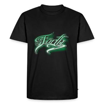 fuerth - T-shirt Premium bio Homme - noir - Devant - Nico (187cm)