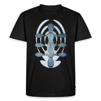 Résumé n° 65 - T-shirt Premium bio Homme - noir - Devant - Nico (187cm)
