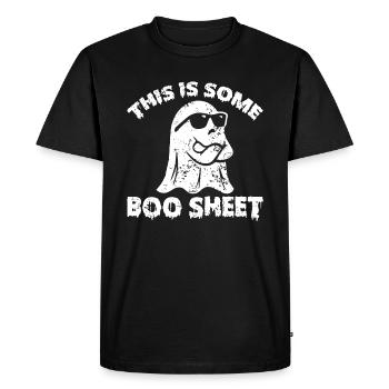 This is some boo sheet - Halloween costumes - T-shirt Premium bio Homme - noir - Devant - Nico (187cm)