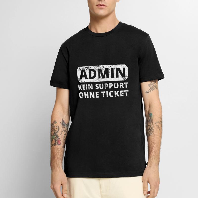 admin edv programmierer Informatik Computer Männer Premium Bio T-Shirt