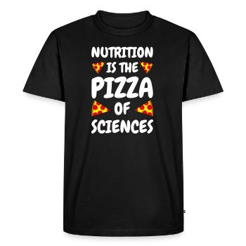Nutrition Trophologie Ökotrophologie - T-shirt Premium bio Homme - noir - Devant - Nico (187cm)
