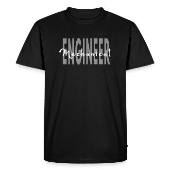 Mechanical Engineer - Men's Premium Organic T-Shirt - black - Front - Nico (187cm)
