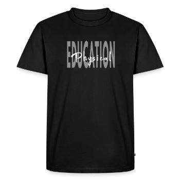 Physical Education PE Teacher - Men's Premium Organic T-Shirt - black - Front - Nico (187cm)