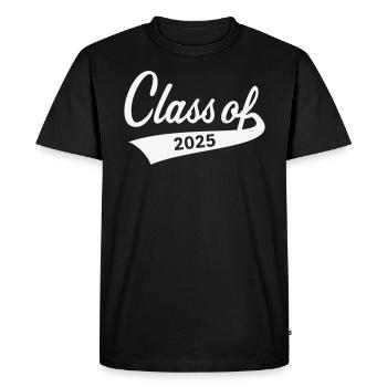 Classe de 2025 (Classe de diplôme) - T-shirt Premium bio Homme - noir - Devant - Nico (187cm)