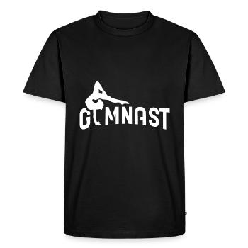 Gymnastique Gymnastique Gymnastique Gymnastique Gymnastique gymnaste - T-shirt Premium bio Homme - noir - Devant - Nico (187cm)
