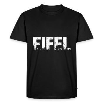 Eifel Forest Hiking - Men's Premium Organic T-Shirt - black - Front - Nico (187cm)