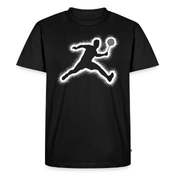 Badminton Badminton Players Kids Badminton Men - Men's Premium Organic T-Shirt - black - Front - Nico (187cm)