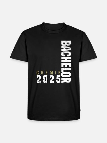 Bachelor Chemie 2025 - Männer Premium Bio T-Shirt - Schwarz