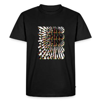 TECHNO TECHNO - T-shirt Premium bio Homme - noir - Devant - Nico (187cm)