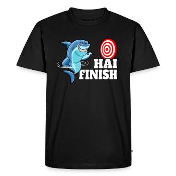 Dart WM Dart Shirt Dart Spieler Dart spielen 180 - Männer Premium Bio T-Shirt - Schwarz - Vorne - Nico (187cm)