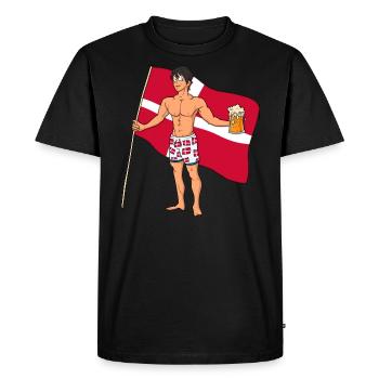 Hot Boy danois - T-shirt Premium bio Homme - noir - Devant - Nico (187cm)