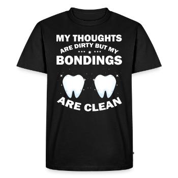 Orthodontic technician and dental laboratory - Men's Premium Organic T-Shirt - black - Front - Nico (187cm)