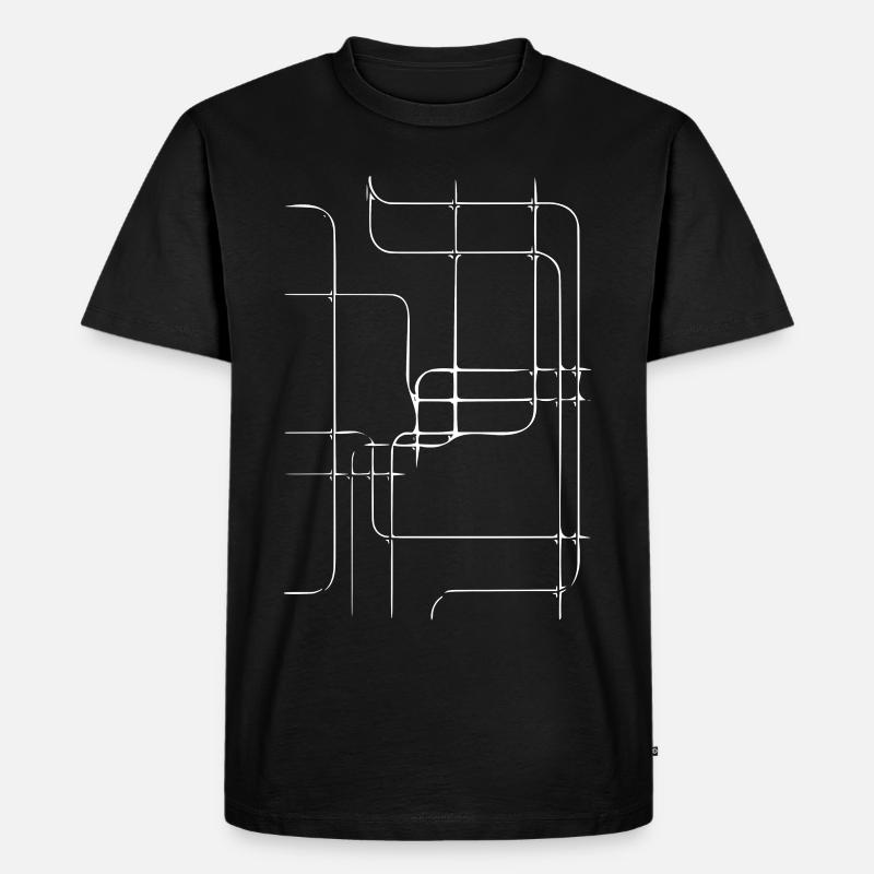 Trend - Männer Premium Bio T-Shirt - Schwarz