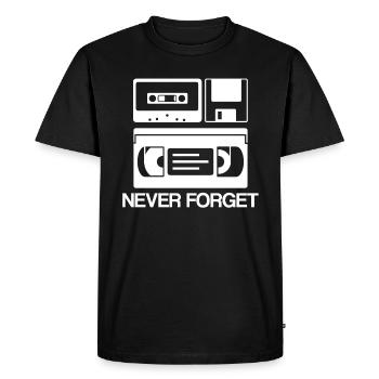 Enfants des années 80 - T-shirt Premium bio Homme - noir - Devant - Nico (187cm)