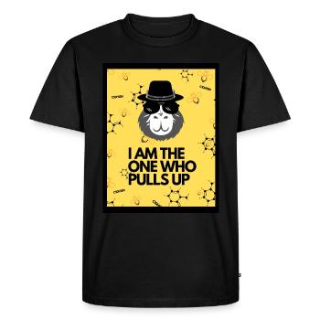 Chemise blague Capybara T-shirt Chimie Science - T-shirt Premium bio Homme - noir - Devant - Nico (187cm)