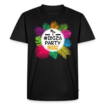 Équipe de fête Ibiza - T-shirt Premium bio Homme - noir - Devant - Nico (187cm)