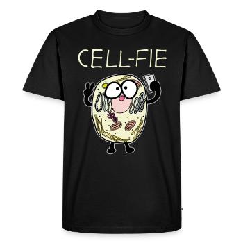 Cell biology - Men's Premium Organic T-Shirt - black - Front - Nico (187cm)
